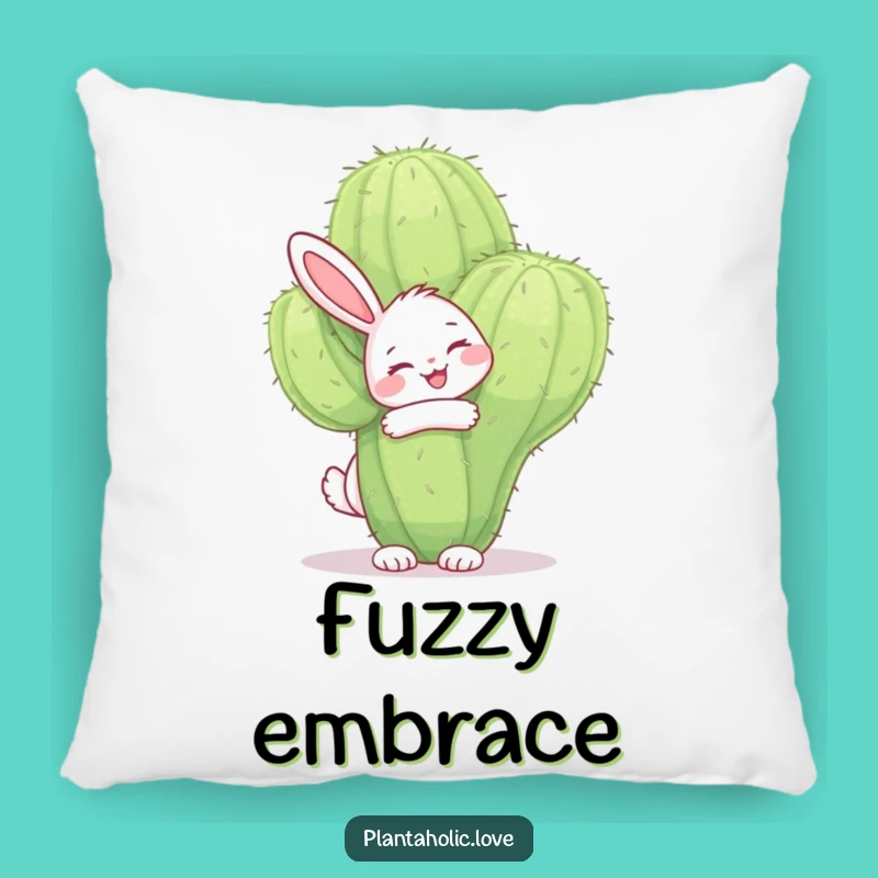 Funny Bunny Cactus Pillow: Comfort Meets Quirky