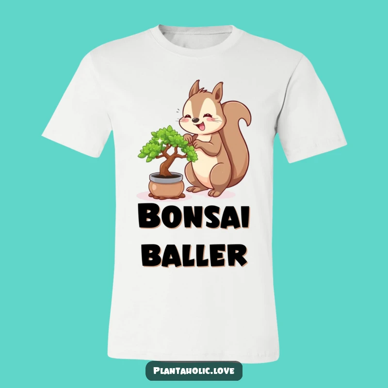 Funny Squirrel Bonsai T-Shirt: Show Your Green Spirit